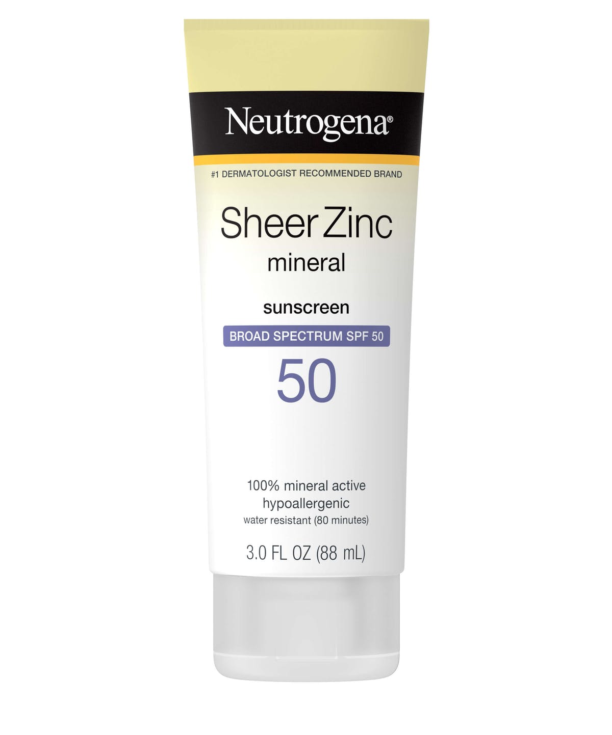 Neutrogena Sheer Zinc Dry Hard, meilleur écran solaire sans danger pour la grossesse