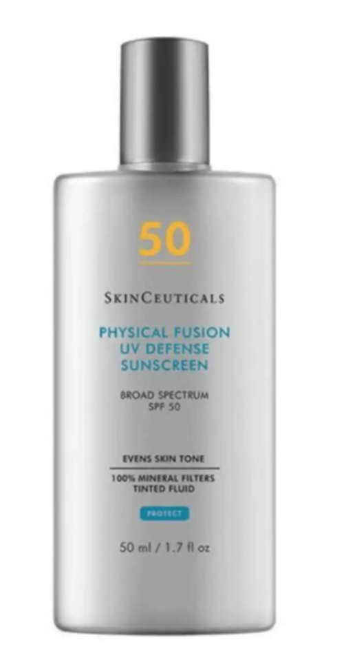 SkinCeuticals Physical Fusion UV Defense SPF 50, les meilleurs écrans solaires pour l'hyperpigmentation