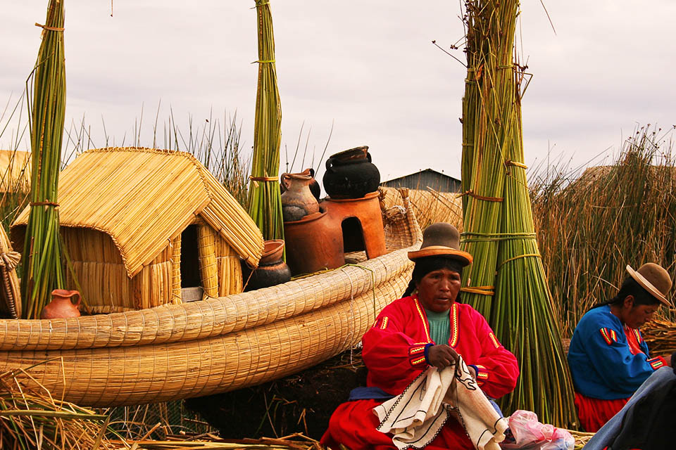 Descendants des Incas, Lac Titicaca, Pérou