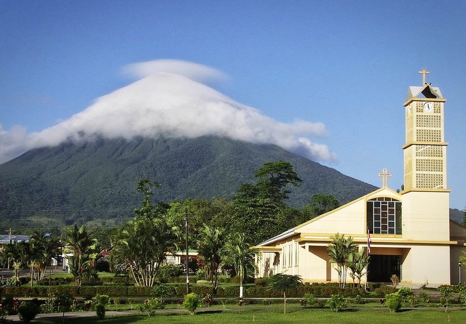 Volcan La Fortuna au Costa Rica