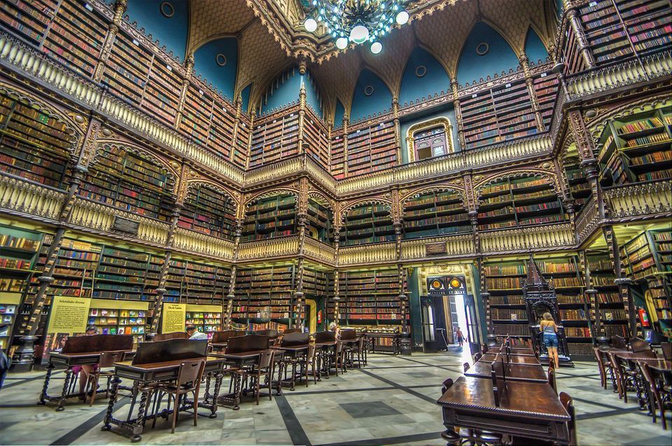 Bibliothèque du Cabinet royal portugais de lecture à Rio de Janeiro