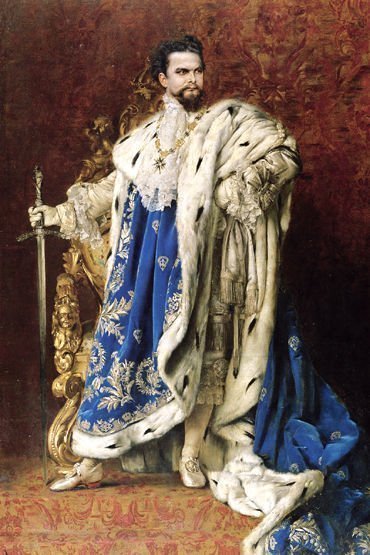 Portrait de Ludwik II, roi de Bavière