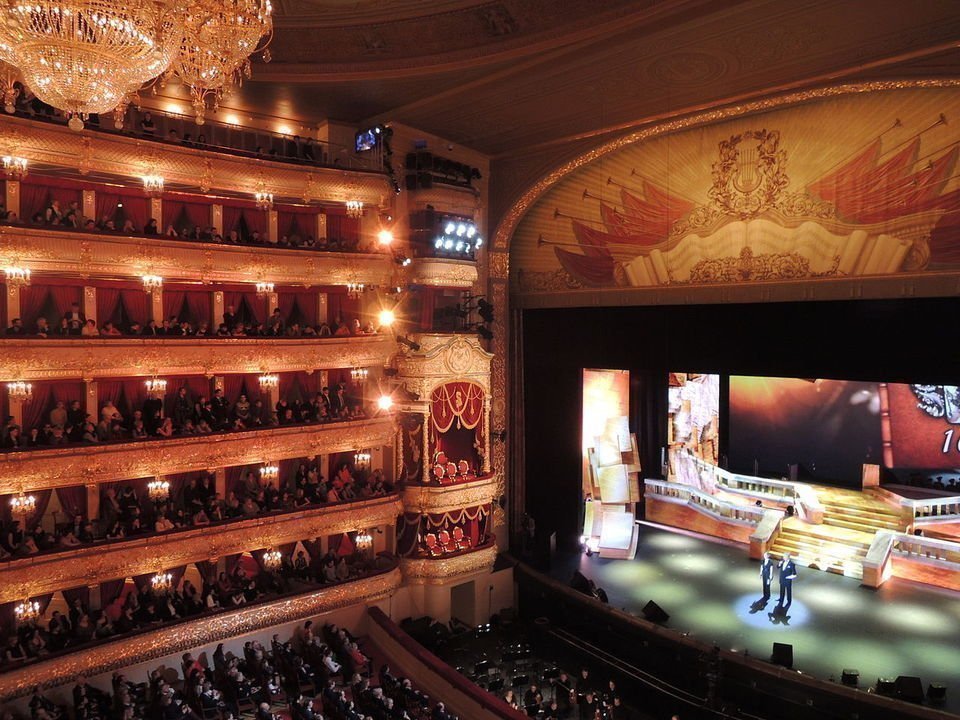 Le Théâtre Bolchoï à Moscou