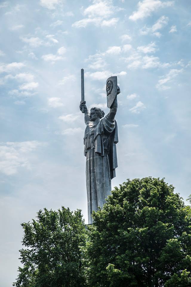 Le Monument de la Patrie à Kiev, Ukraine