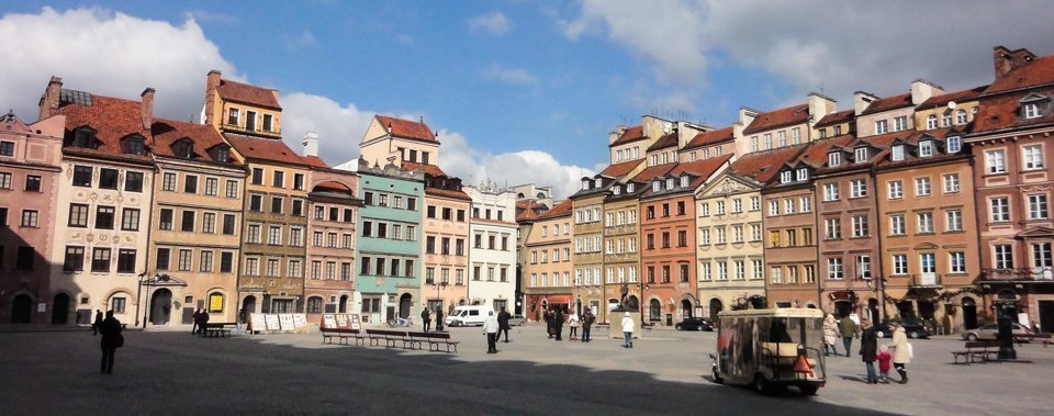 Place du marché, vieille ville, Varsovie