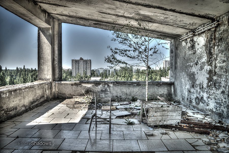 Hôtel abandonné à Pripyat